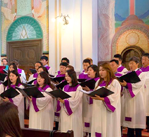Il corolo della chiesa